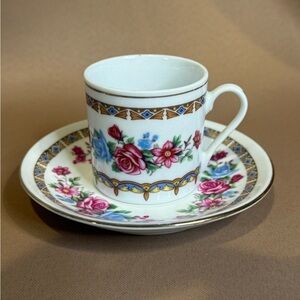 Vintage Demitasse Cup and Saucer
